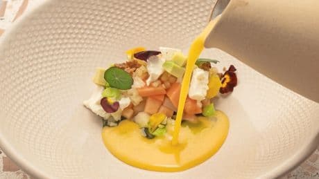 Hotelrestaurant „Lazuli“: Ponzu, Pimientos und Gazpacho im Bankenviertel