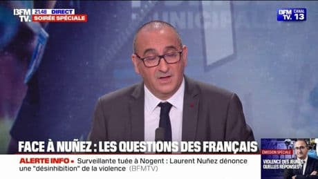 Protection des commerçants lors de violences: "Les vols sont en baisse continue dans la capitale", détaille Laurent Nuñez