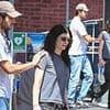 Lorde pictured with her new man at a London airport after they debut their relationship at Glastonbury - as his ex takes a savage swipe at couple