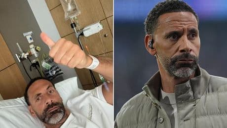 Rio Ferdinand to miss Man United's Europa League semi-final with Athletic Bilbao at Old Trafford after being hospitalised with a sickness bug