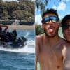 Voetballers op vakantie | Mohamed Ihattaren op jetski in Marokko, Santiago Giménez met vrouw op Hawaï
