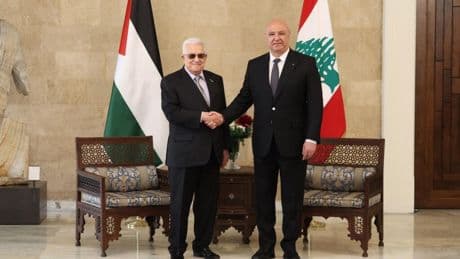 Mahmud Abbas, Joseph Aoun back arms under Lebanese state control