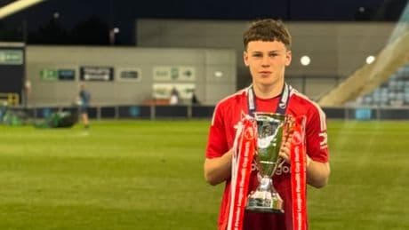 Wayne and Coleen Rooney share joy as son Kai, 15, scores dramatic trophy-winning goal