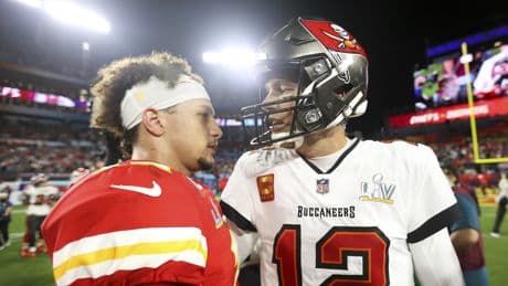 Patrick Mahomes reveals he’s spoken to Tom Brady a ‘good amount’ this offseason after Super Bowl flop