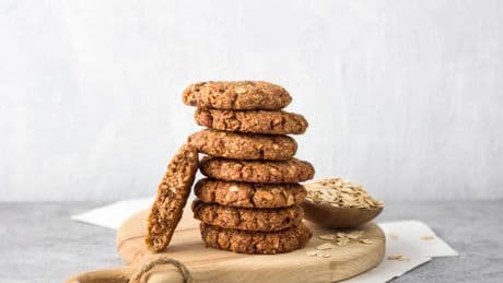 Galletas de avena con solo 4 ingredientes baja en grasas: una receta saludable