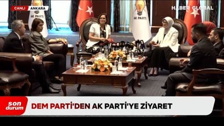 Partilerin bayram mesaisi sürüyor: DEM Parti heyetiyle AK Parti heyeti arasında bayramlaşma