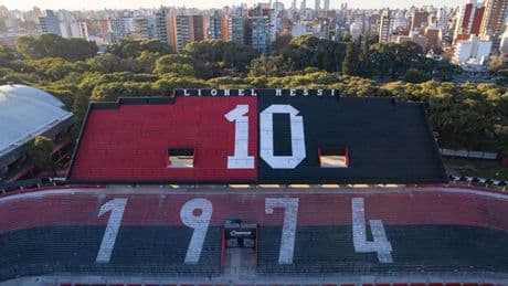 Lionel Messi has stand named after him at club he never played for