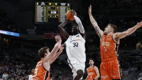 96-89: Un Madrid herido acaricia el liderato de fase regular