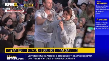 Bateau pour Gaza: le retour de Rima Hassan à Paris