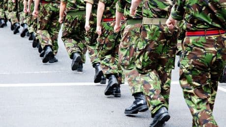 Almost 7,000 troops have been booted out of the Armed Forces for taking drugs over the last eight years