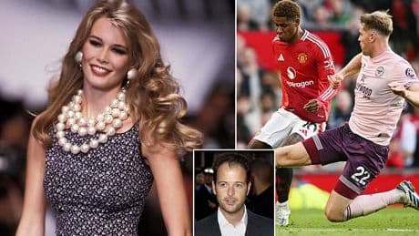 Supermodel Claudia Schiffer's film-maker husband invests in Premier League football club in '£400m deal'- and reveals one regret in doing so