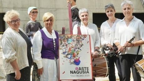 Más de cien actividades de folclore vasco animarán Bilbao durante la Aste Nagusia