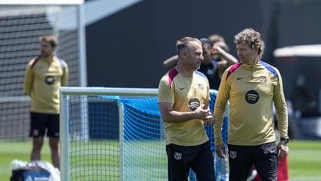 "Es increíble cómo han mejorado Frenkie y Pedri sin balón, es lo que quiero"