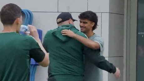 Jota breaks Celtic injury cover as winger feels the love during training base visit on home turf