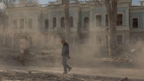 Several killed after Russian strike on civilian bus in Ukraine, military says