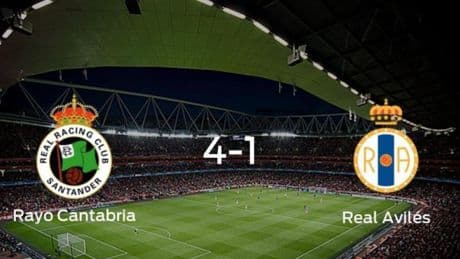 Los tres puntos se quedan en casa: goleada del Rayo Cantabria al Real Avilés (4-1)