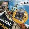 Auf dem Bassinplatz in Potsdam: Polizei erwischt illegale Plakatierer auf frischer Tat