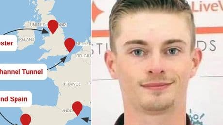 Missing British tourist Matthew Chapman's last movements mapped before disappearing in Catalonia
