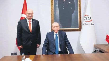 Başkan Erdoğan’dan ATO’ya ziyaret