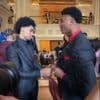 Dylan Harper gets hyped over Ace Bailey’s 2025 NBA Draft outfit