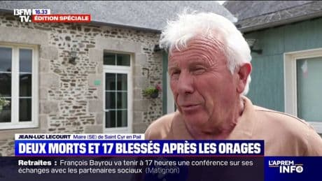 "On est sous le choc": en Mayenne, un village en deuil après la mort d'une personne lié aux orages