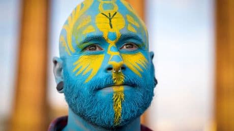 Edinburgh 'fire festival' in pictures as Scots celebrate start of summer