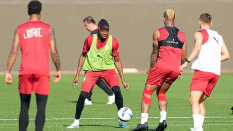 Galatasaray, Trabzonspor maçı hazırlıklarını sürdürdü