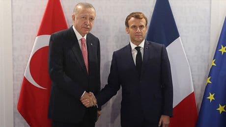 Cumhurbaşkanı Erdoğan, Fransa Cumhurbaşkanı Macron ile görüştü!