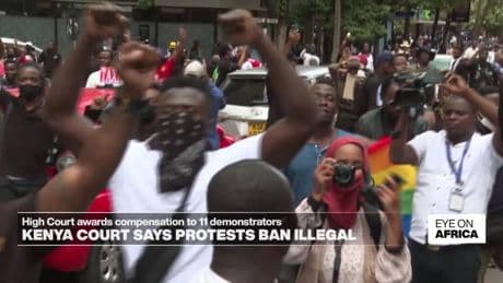 Kenyan Court declares protest ban in Nairobi illegal