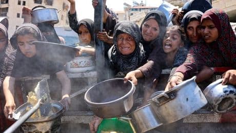 Gaza children 'wishing for death so they won't be hungry anymore' amid famine