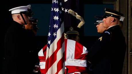 What happens if a US president dies while in office?