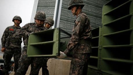 Annäherungsversuche: Südkorea entfernt Anti-Nordkorea-Lautsprecher