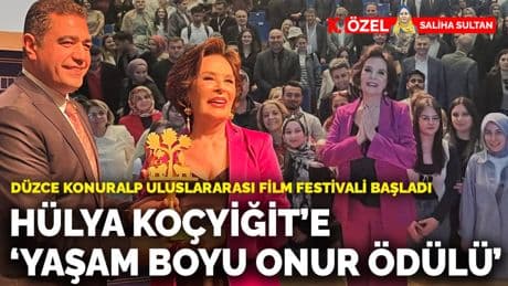 Düzce Konuralp Uluslararası Film Festivali başladı: Hülya Koçyiğit’e ‘Yaşam Boyu Onur Ödülü’