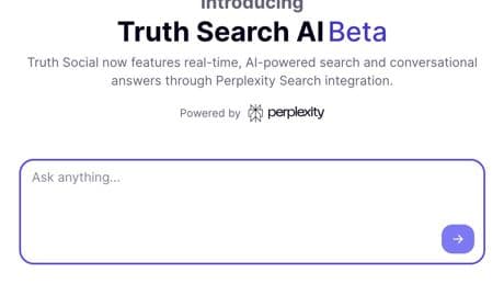 Trump's Truth Social is getting its own AI search engine &mdash; powered by Perplexity