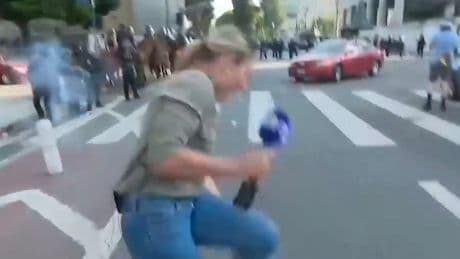 Proteste in Los Angeles - Australische Reporterin angeschossen
