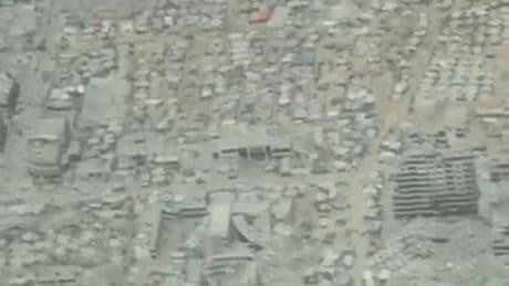 GAZZE HARİTADAN SİLİNİYOR: CNN yıkımın boyutunu görüntüledi!