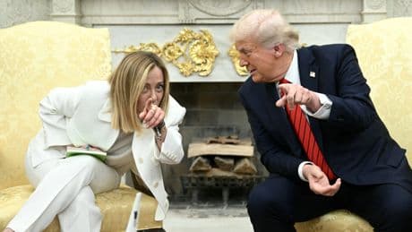 Rechte | Giorgia Meloni: Schaulaufen mit Trump
