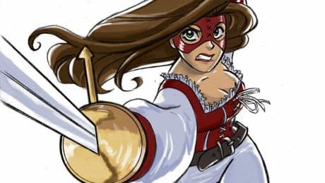 Maud de la Roche, fille du peuple et justicière masquée derrière « La Rose écarlate »