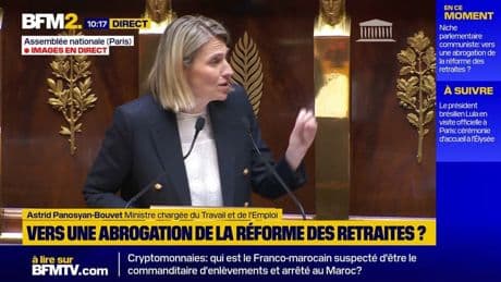 Réforme des retraites: Astrid Panosyan-Bouvet déplore que le débat ne progresse pas depuis 2023