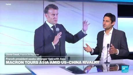 Macron tours Asia amid US-China rivalry