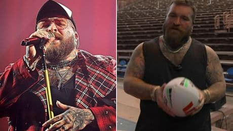 Footy fans hammer the NRL for getting Teddy Swims to perform at the grand final: 'Is that Temu Post Malone?'