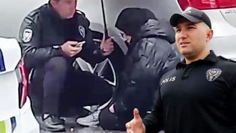 İzleyenleri duygulandırmıştı... Erzurum'daki polis memuruna tebrik yağdı: Her Türk polisinin yapması gerektiği gibi görevimizi yaptık