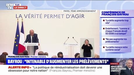 François Bayrou: "Notre modèle social doit accepter des évolutions et même des révolutions afin d'affronter le défi démographique"