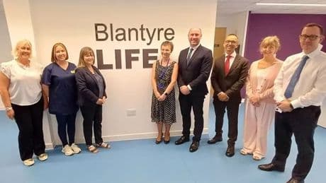Scots Health Secretary Neil Gray hails Blantyre LIFE for 'wonderful' integrated care after visit to award-winning facility