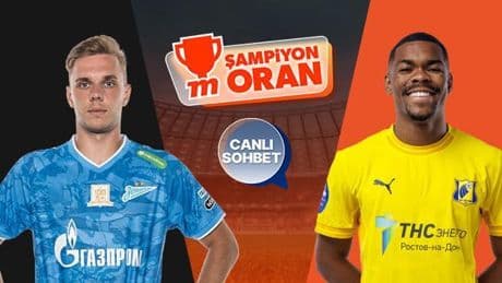Rusya Premier Ligi'nde Zenit ile FK Rostov karşılaşacak! Zorlu maçın heyecanı canlı sohbet ve Şampiyon Oranlar ile Misli'de