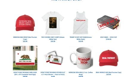 Gavin Newsom has a Trump-trolling merch website. The ‘Bible’ is already ‘sold out’