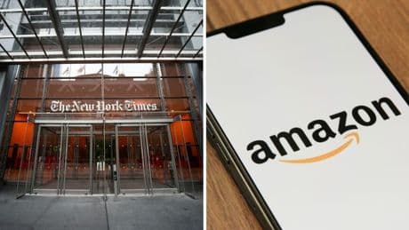 Accord entre Amazon et le New York Times, dont les contenus vont être utilisés pour l'IA