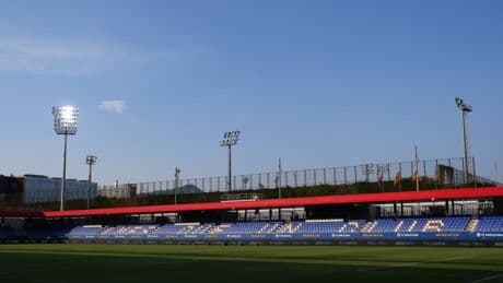 Why are Barcelona playing Valencia at 6,000-seater training ground stadium?