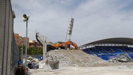 Las obras del Coliseum, siguen viento en popa