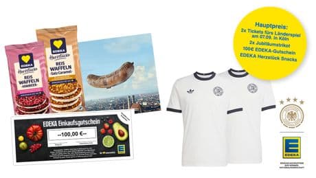 Exklusive EDEKA Verlosung in BILD - Länderspiel Tickets Deutschland - Nordirland zu gewinnen!